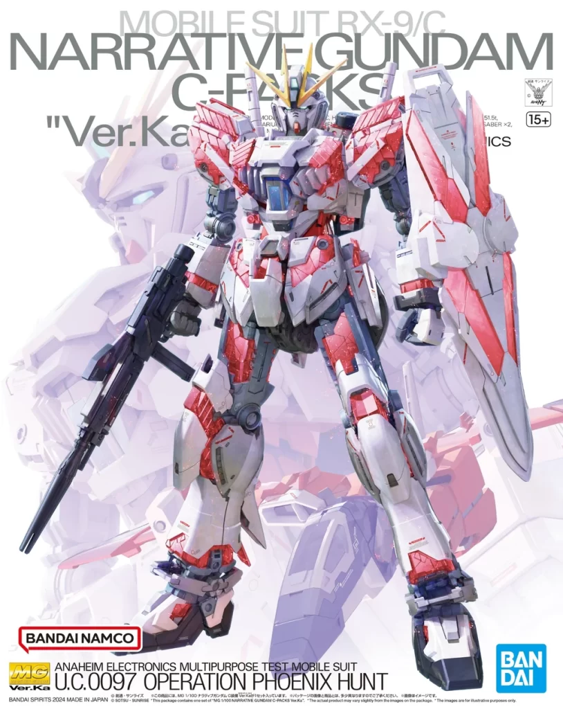 MG Narrative Gundam C Packs VerKa